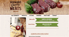 Desktop Screenshot of hermansqualitymeats.com