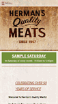 Mobile Screenshot of hermansqualitymeats.com